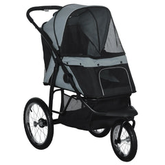 3 Wheels Pet Stroller for Small Dogs and Medium Dogs