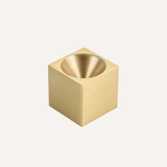Tilley + Me Brass Cube Incense Holder - Minimalist & Stylish Design