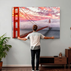 Golden Gate Bridge Wall Art Canvas Print – San Francisco