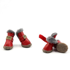 Dog Australia Waterproof Fleece-Lined Warm Dog Snow Boots