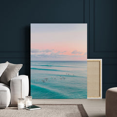 Beach Wall Art Canvas Print – Soft Coastal Photography