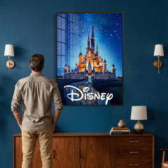 Disney Castle Wall Art – Framed Magic Kingdom Canvas