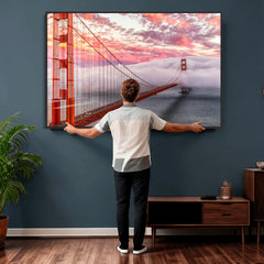 Golden Gate Bridge Wall Art Canvas Print – San Francisco