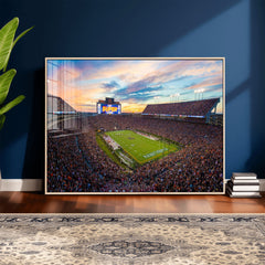 Auburn Stadium Sunset Wall Art Canvas Print, Jordan Hare