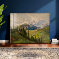 Konrad Petrides View From Mount Helm Wall Art Canvas Print -