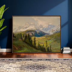 Konrad Petrides View From Mount Helm Wall Art Canvas Print -