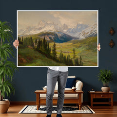 Konrad Petrides View From Mount Helm Wall Art Canvas Print -