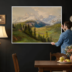 Konrad Petrides View From Mount Helm Wall Art Canvas Print -