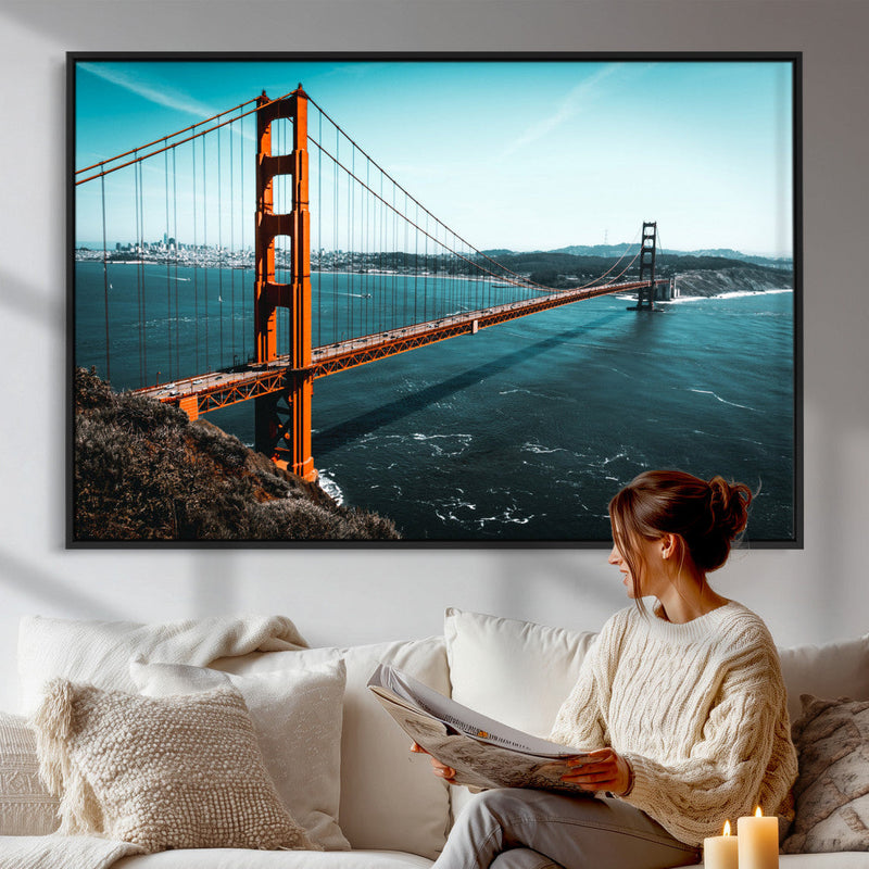 Golden Gate Bridge Wall Art Canvas Print – San Francisco