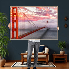 Golden Gate Bridge Wall Art Canvas Print – San Francisco