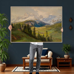 Konrad Petrides View From Mount Helm Wall Art Canvas Print -