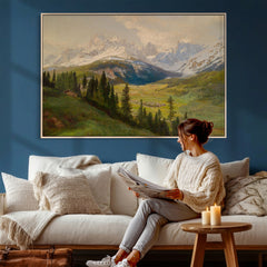 Konrad Petrides View From Mount Helm Wall Art Canvas Print -