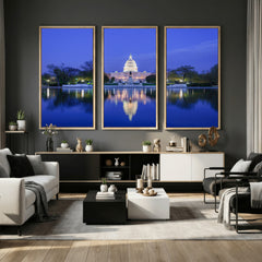 Washington White House Skyline Wall Art Canvas Print –