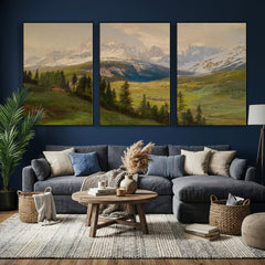 Konrad Petrides View From Mount Helm Wall Art Canvas Print -