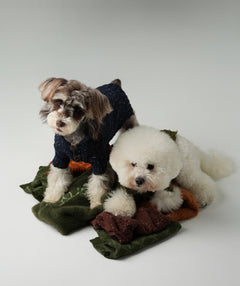 GLACIER PET SWEATER - NAVY
