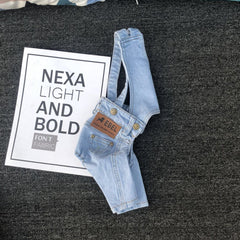 Denim Jumpsuit for Small Pets