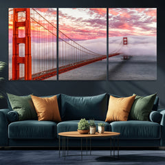 Golden Gate Bridge Wall Art Canvas Print – San Francisco