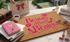 Beauty Meets Brains Coir Mat