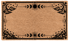 Constellations Border Personalized Coir Mat