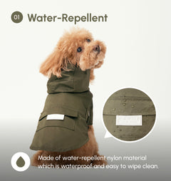 BOWERY RAINCOAT - GREEN