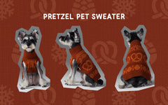 Pretzel Pet Sweater - Tofee Orange