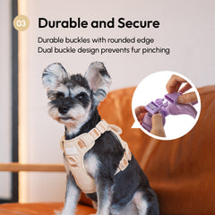 NO PULL ACTIVE  PET HARNESS - APRICOT