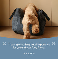 Puff Guard Dog Car Seat - Blue