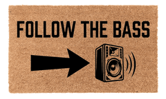 Follow the Bass Coir Mat