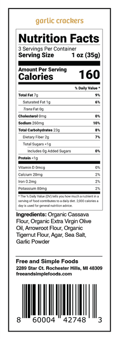 Garlic Crackers