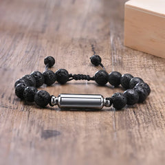 Lava Stone Bracelet For Ashes
