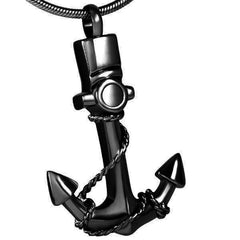 Anchor Cremation Urn Necklace