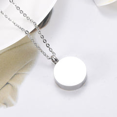 Astrology Sign Zodiac Cremation Urn Necklace