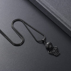Basketball & Net Cremation Urn Necklace