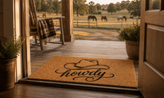 Howdy Partner Welcome Mat