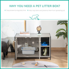 Hidden Cat Litter Box Enclosure