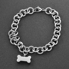 Dog Bone Cremation Urn Bracelet