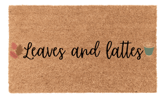Leaves and Lattes Coir Mat