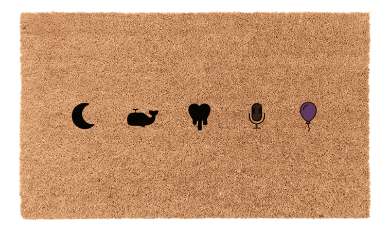 Micro Icons Coir Mat