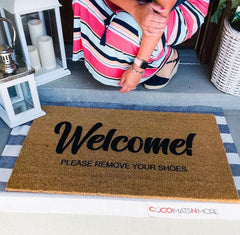 Welcome Please Remove Your Shoes