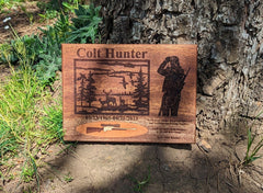 Custom Laser Engraved Memorial Plaque With Insert For Ashes