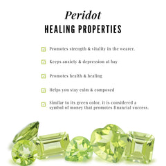 Certified Real 2 Carat Peridot Statement Engagement Ring