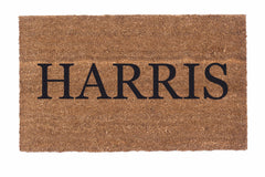 Plain Text Personalized Doormats