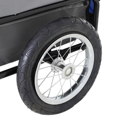 2-in-1, 3 Wheel Pet Jogging Stroller Bike Trailer