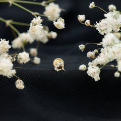 Round Shape Natural Diamond Heart Nose Pin