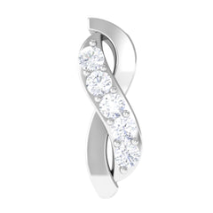 Real Diamond Infinity Tragus Earring for Women