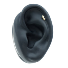 Real Diamond Infinity Tragus Earring for Women