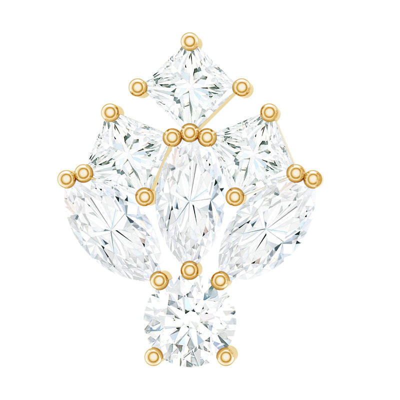 Real Diamond Designer Earring for Cartilage Piercing
