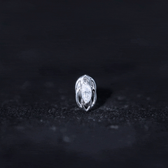 Minimal Marquise Cut Moissanite Cartilage Earring
