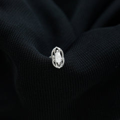Minimal Marquise Cut Moissanite Cartilage Earring