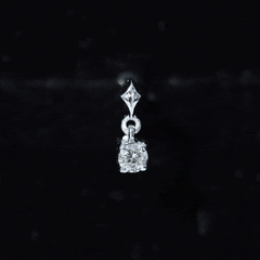Diamond Dangling Earring for Helix Piercing